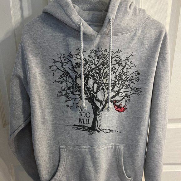 🩶 Taylor Swift “All Too Well” Hoodie – Red (Taylor’s Version) Era Sweatshirt - Picture 1 of 3